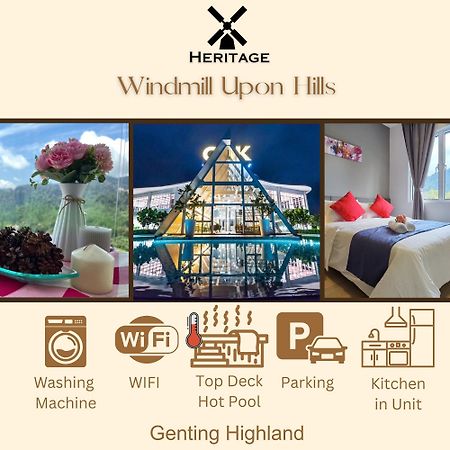 ג'נטינג היילנדס Windmill Upon Hills Luxurious Sky Villa 360 Sky Pool Heated Pool Mountainous Genting View Genting Highland By Heritage מראה חיצוני תמונה