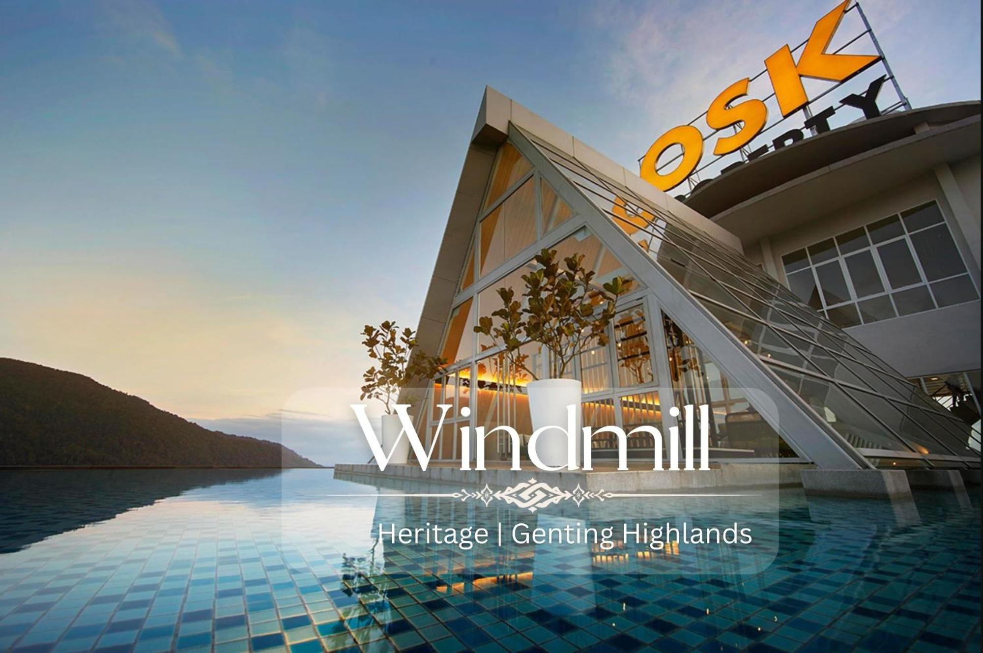 ג'נטינג היילנדס Windmill Upon Hills Luxurious Sky Villa 360 Sky Pool Heated Pool Mountainous Genting View Genting Highland By Heritage מראה חיצוני תמונה